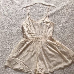 Cream colored romper